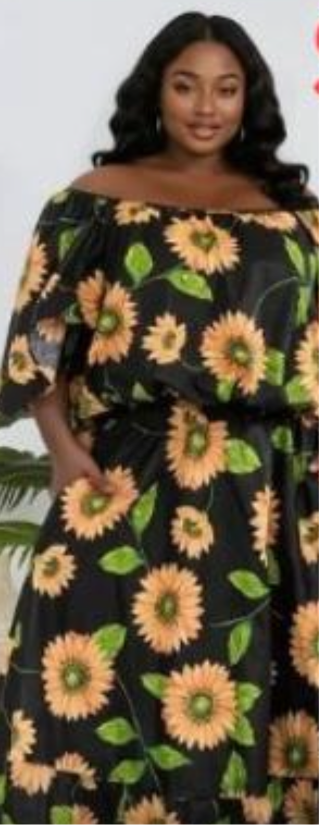 Sunflower skirt set