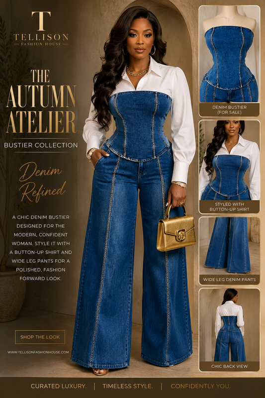 Denim Refined Bustier