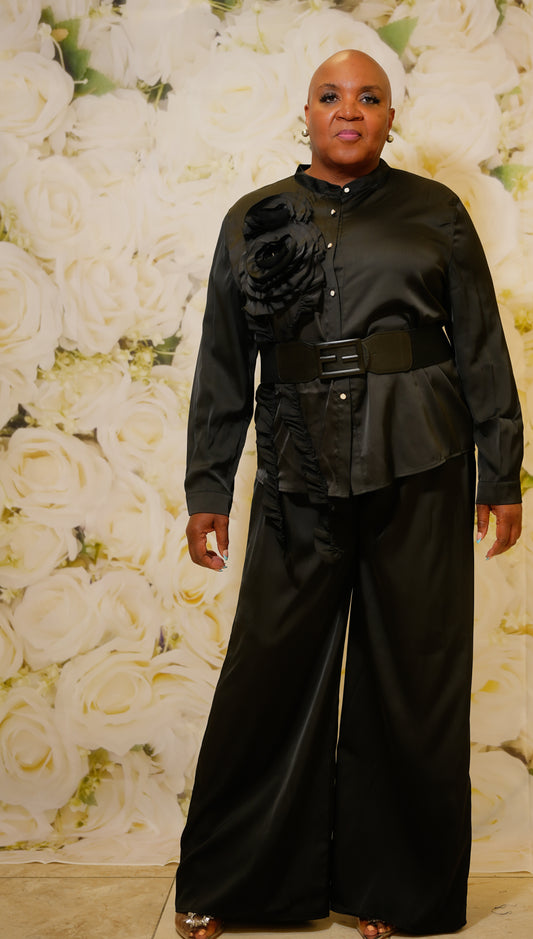 Midnight Rose Luxe Pant Set
