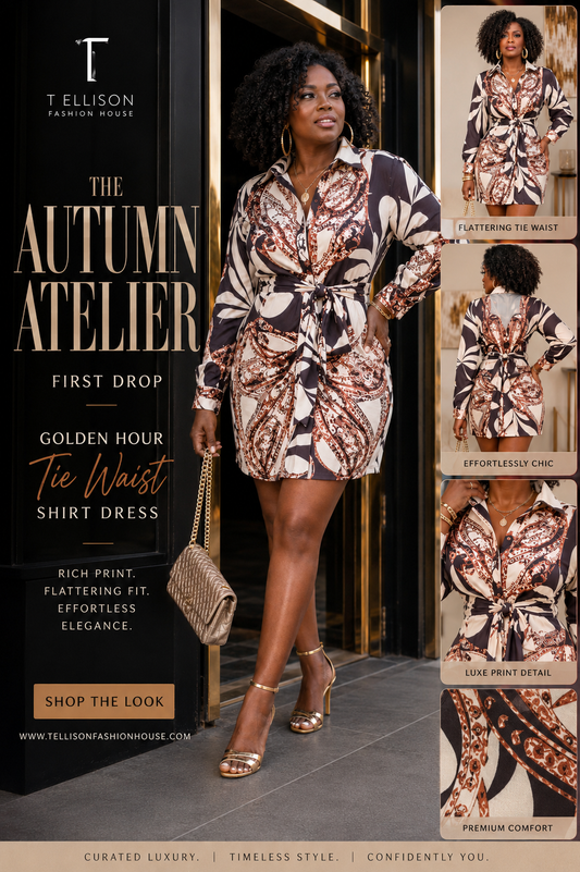 Golden Hour Tie Waist Shirt Dre