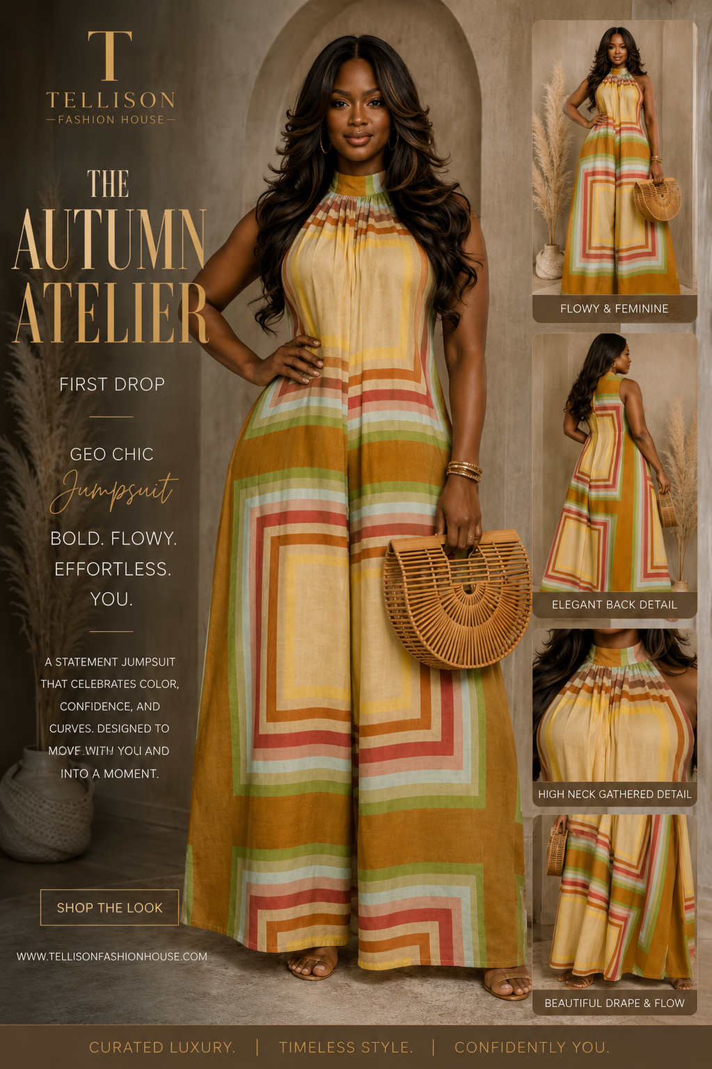 Geo Chic Jumpsuit
